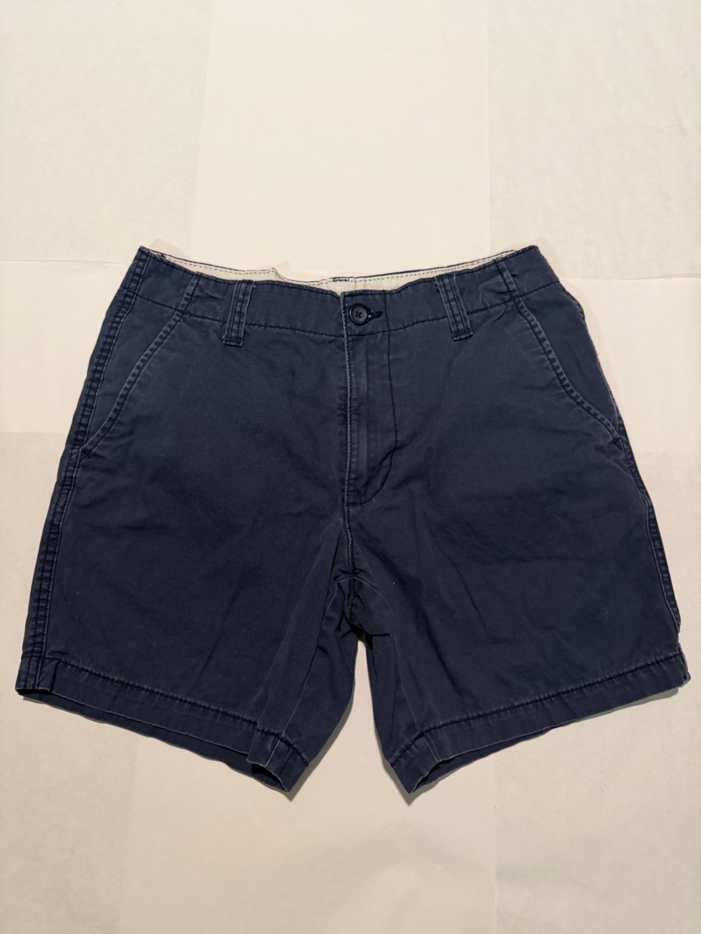 Old Navy Men's Dark Navy Flat-Front Casual Shorts